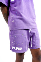 PM - PAPER SHORTS - PURPLE